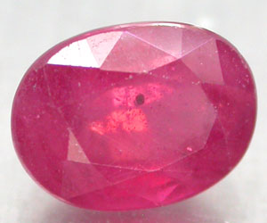 Piedra preciosa de rubí natural genuina grande y hermosa de 2,18 ct - 2