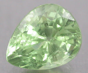 1.33 ct sällsynt äkta naturlig tsavorit granat ädelsten