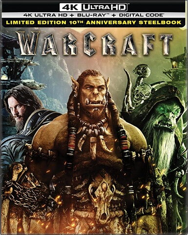 Warcraft - 10th Anniversary Limited Edition Steelbook (BLU-RAY 4K ULTRA HD + BLU-RAY)