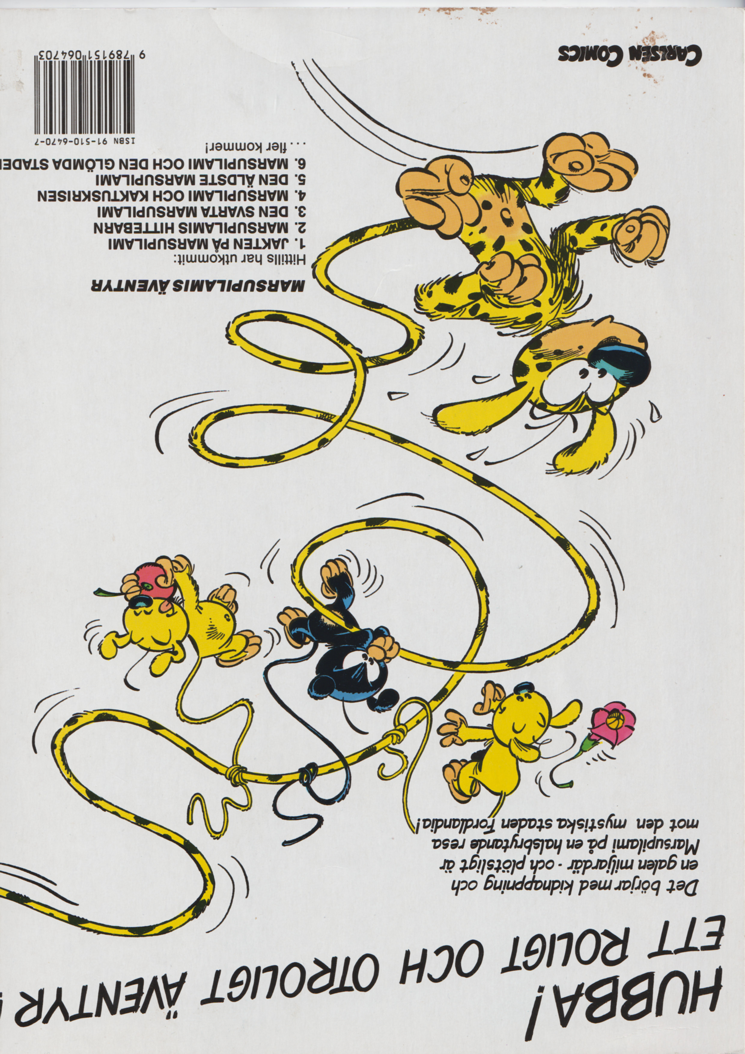 Marsupilamis Äventyr 6 Marsupilami och den glömda staden, begagnad! - 2