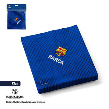 FC Barcelona Servetter 12-pack Blå