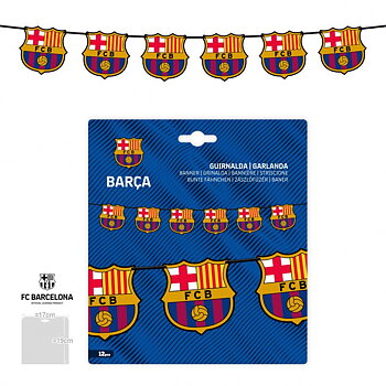 FC Barcelona Girlang Fotbollsfest 2m Logo