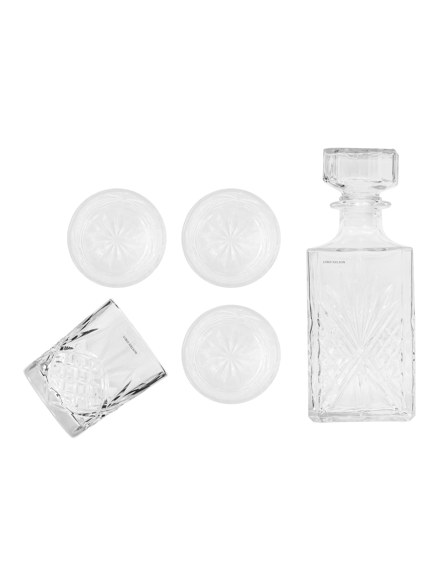Karaff med 4 glas Lord Nelson - 3