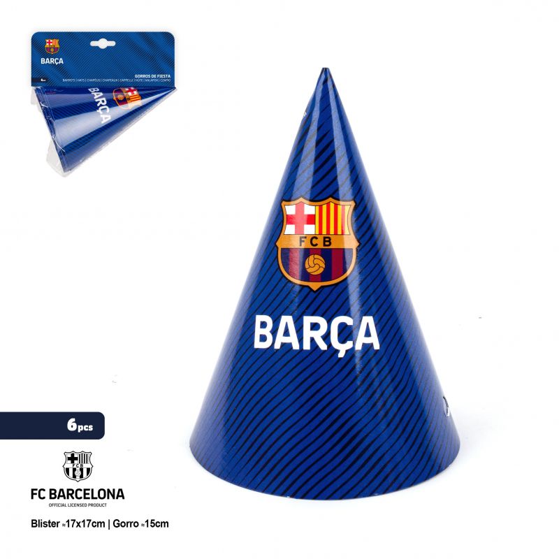 FC Barcelona Partyhattar 6-pack 