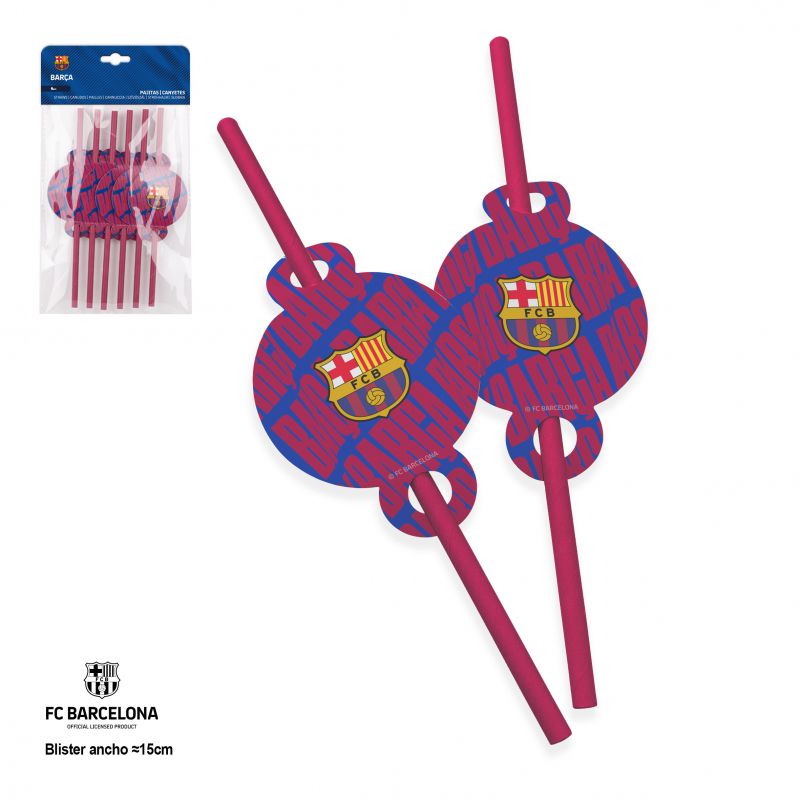 FC Barcelona Sugrör 6-pack