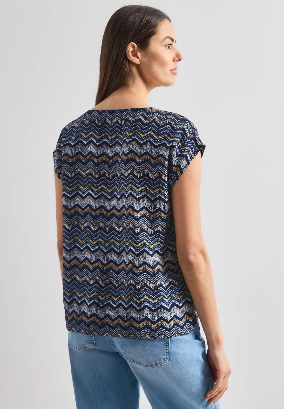 EOS AOP Round Neck Top - Street One