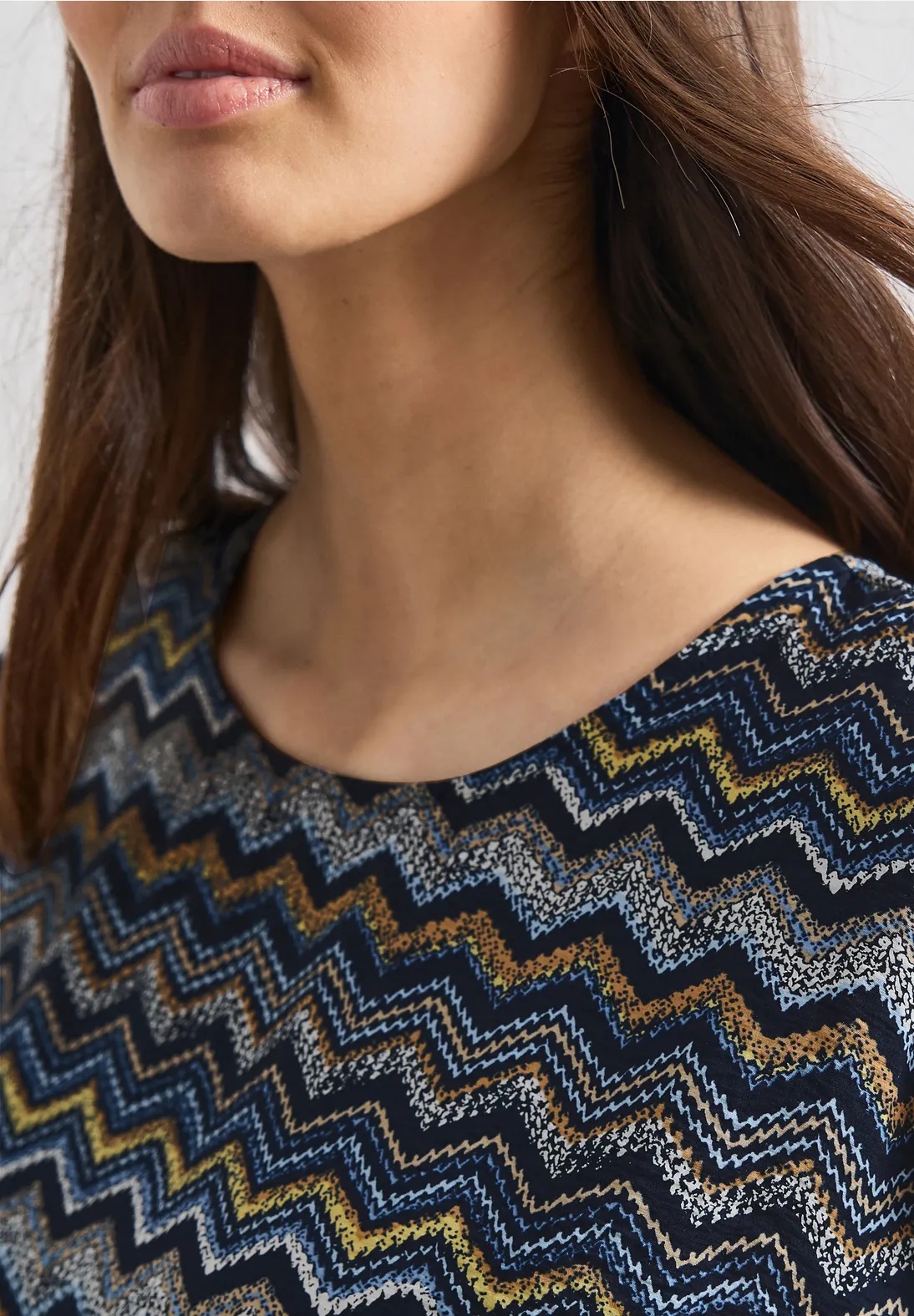 EOS AOP Round Neck Top - Street One - 3