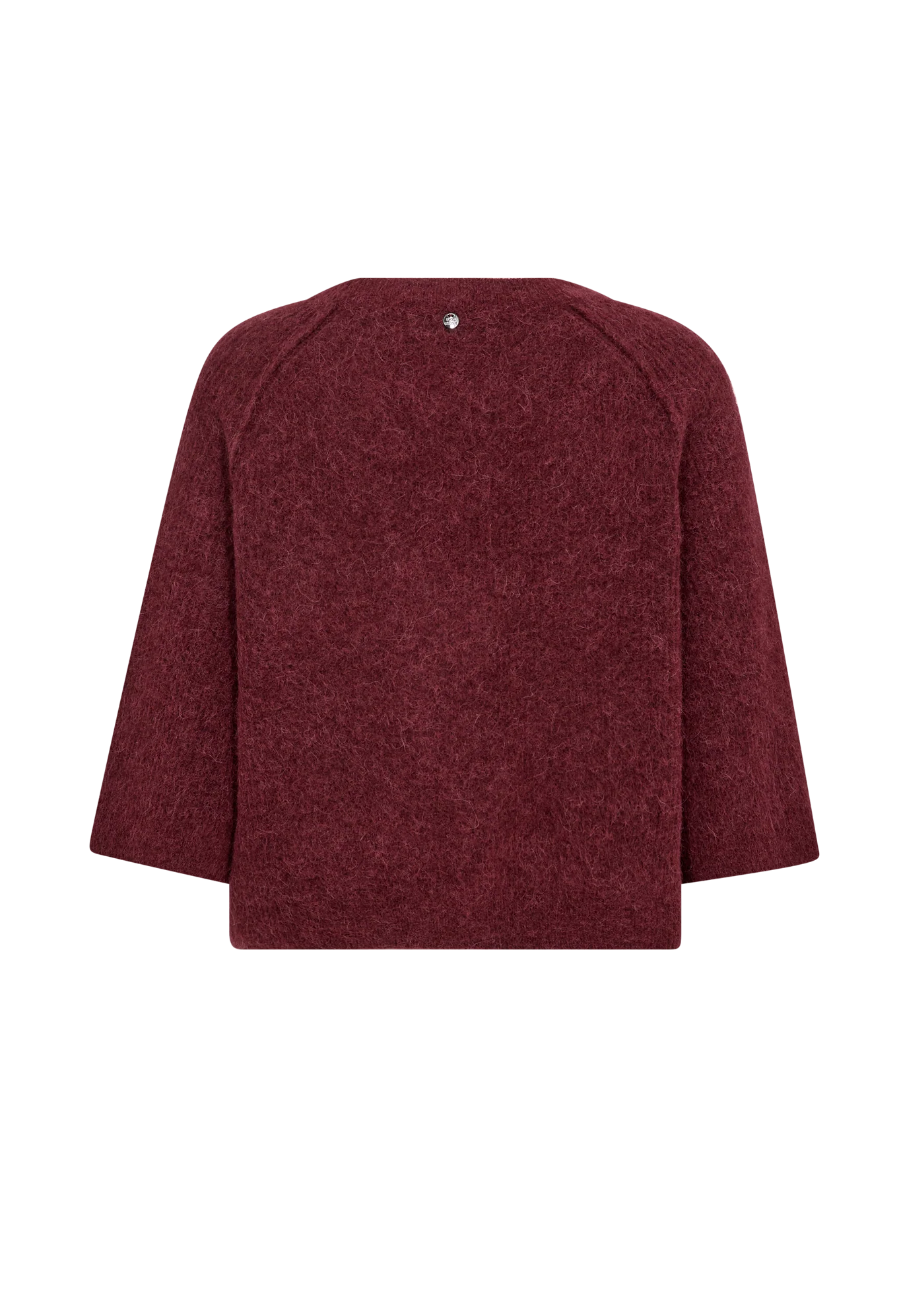 MMThora Lizet Knit Cardigan - Cabernet - Mos Mosh - 3