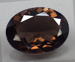 Piedra preciosa de cuarzo ahumado natural elegante grande de 7,70 ct