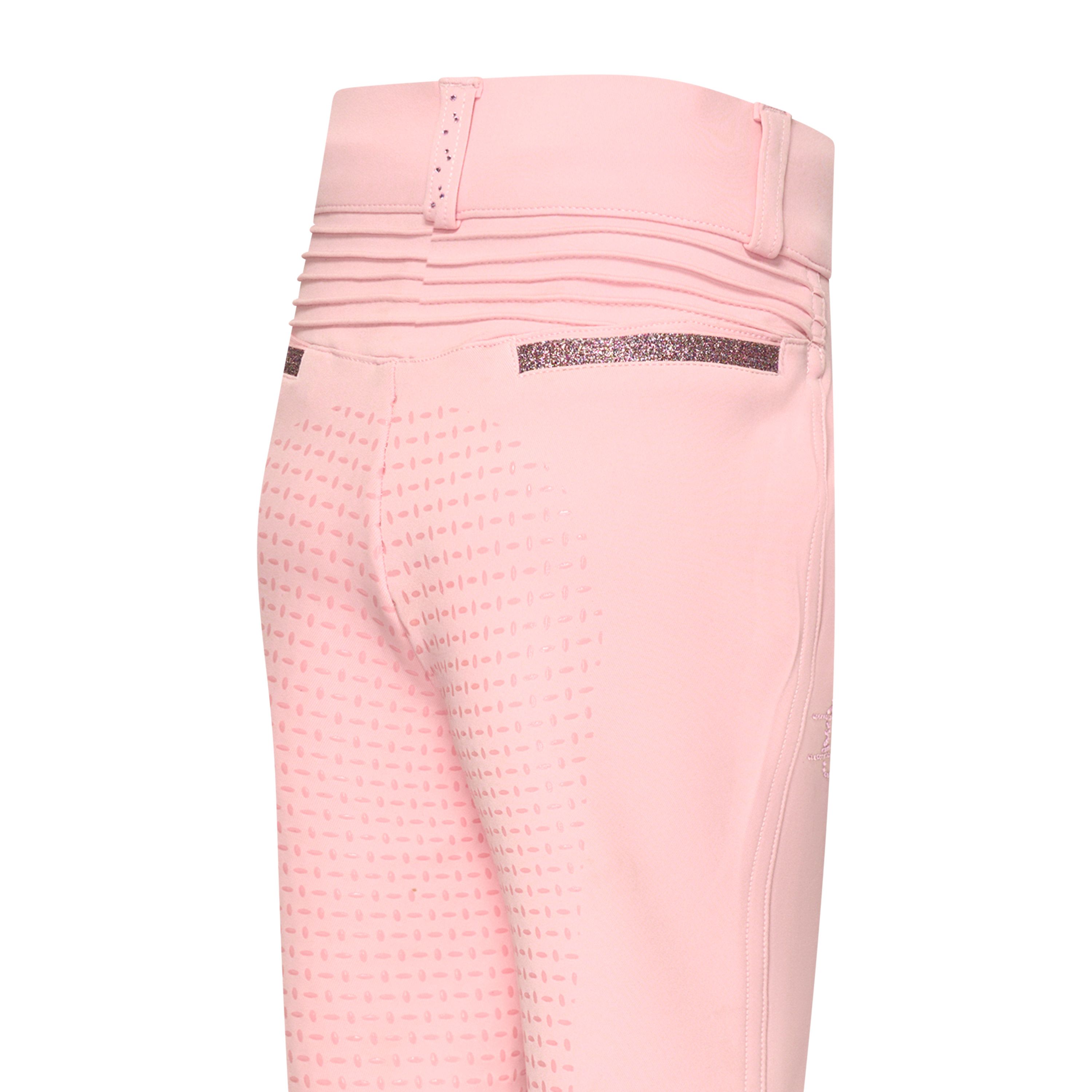 IMPERIAL RIDING Ridtights till barn Comfi Sparks Summer Fullgrip Rosa  - 3