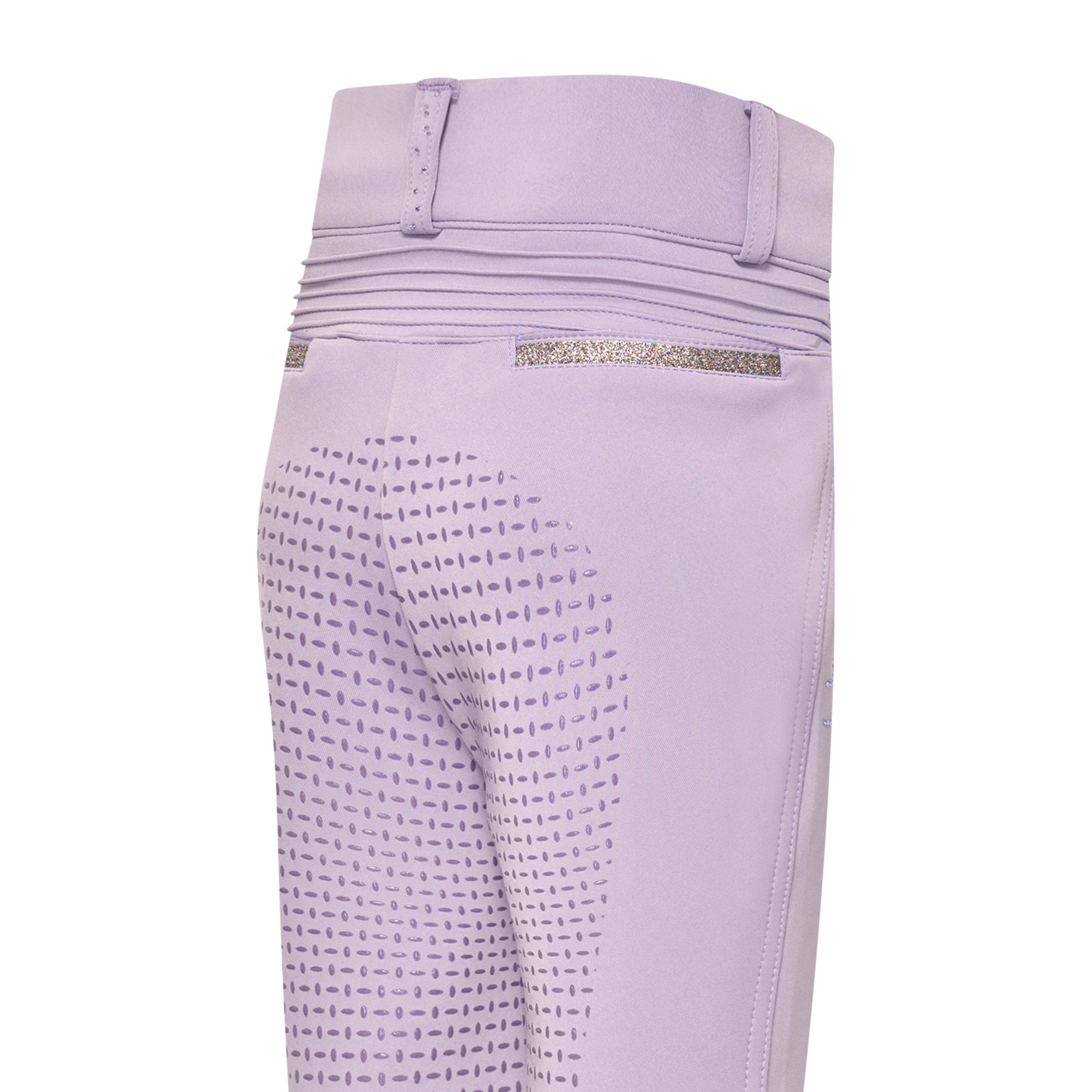 IMPERIAL RIDING Ridtights till barn Comfi Sparks Summer Fullgrip Lila - 3