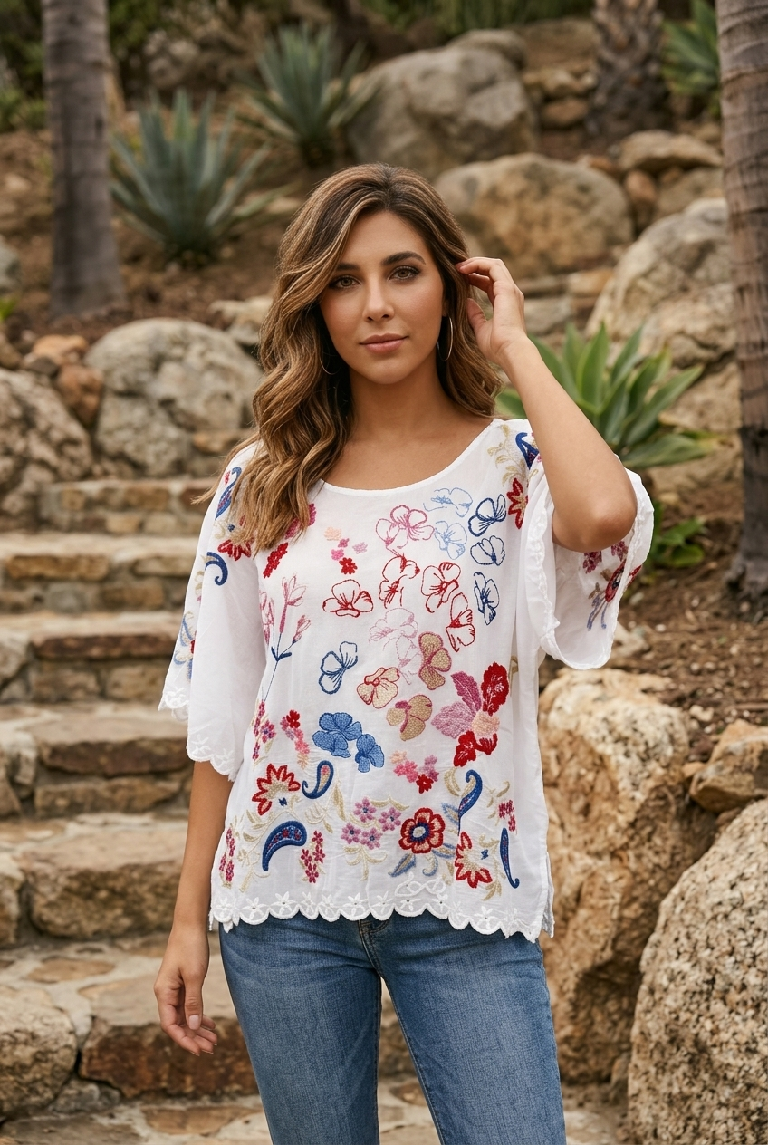 Raysa Blouse - Johnny Was