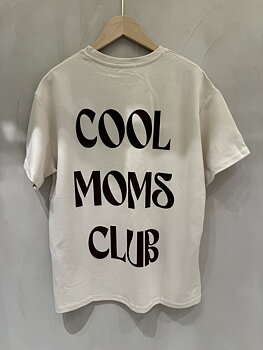 T-shirt Cool Moms sand/black