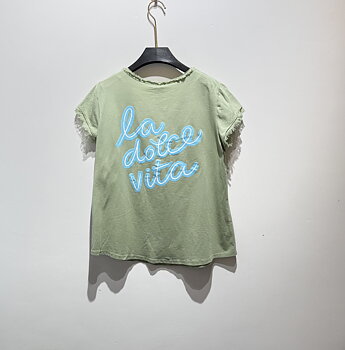 T-shirt Dolce Vita khaki/blue