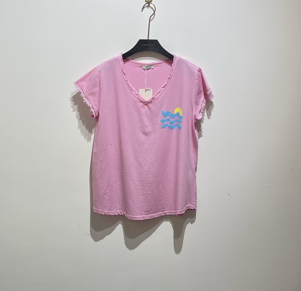 T-shirt Cote d´Azur pink/blue - 3