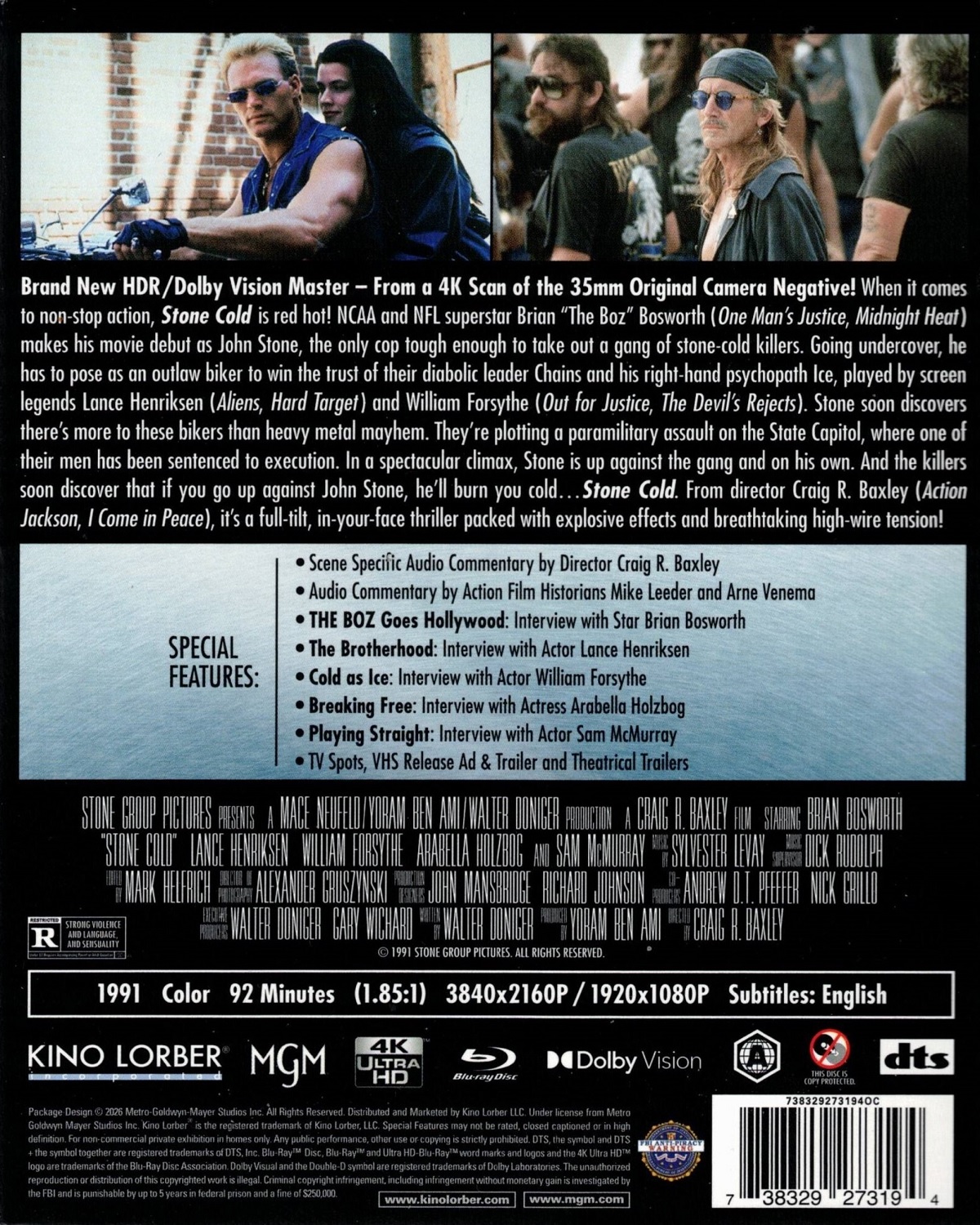 Stone Cold (ej svensk text) (4K Ultra HD + Blu-ray) - 2