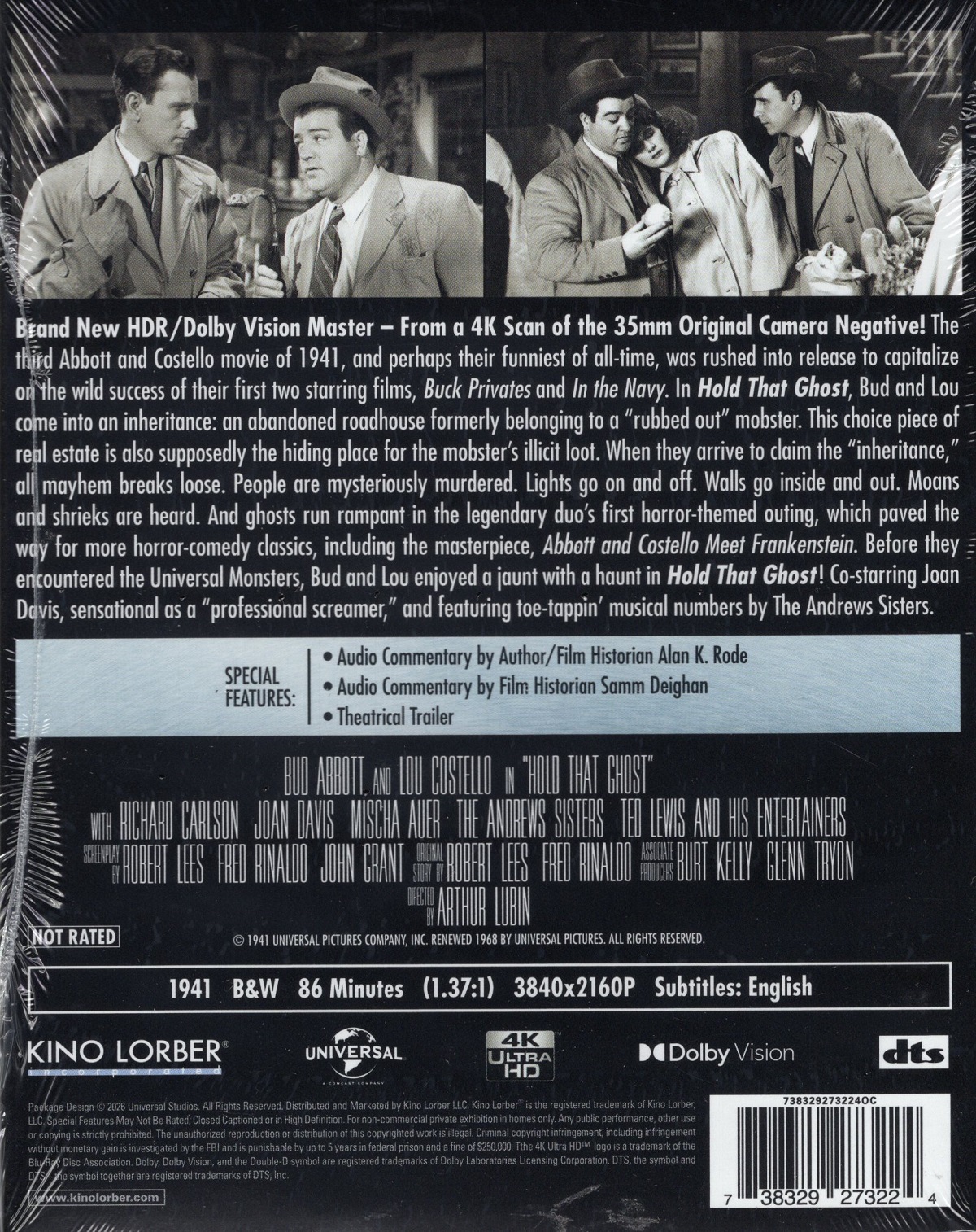 Hold That Ghost (ej svensk text) (4K Ultra HD + Blu-ray) - 2