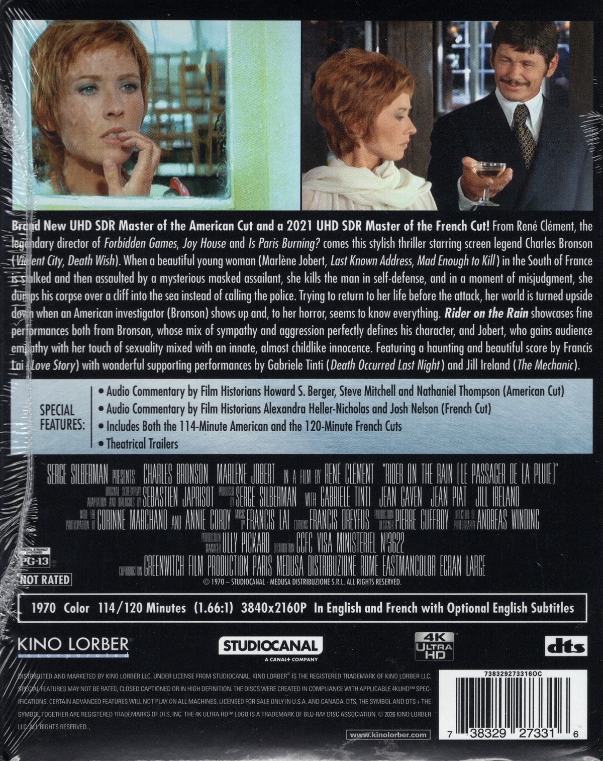 Rider On the Rain (French Cut / American Cut) (ej svensk text) (4K Ultra HD) - 2