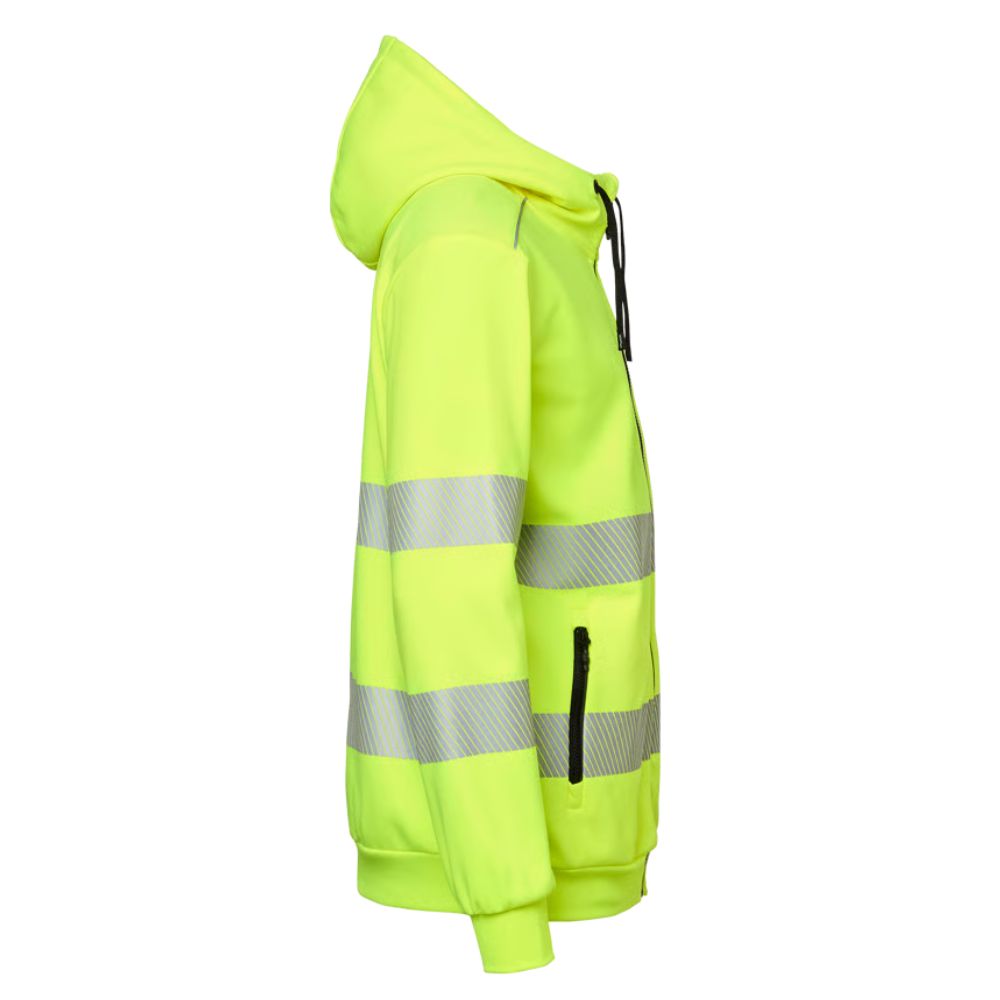 Sweatshirt med zip, varsel klass 3. Top Swede.  - 3