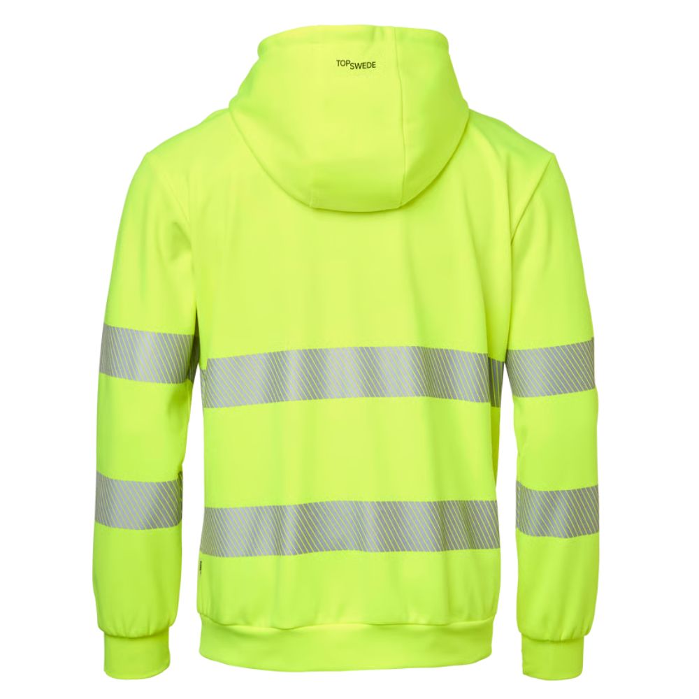 Sweatshirt med zip, varsel klass 3. Top Swede.  - 2