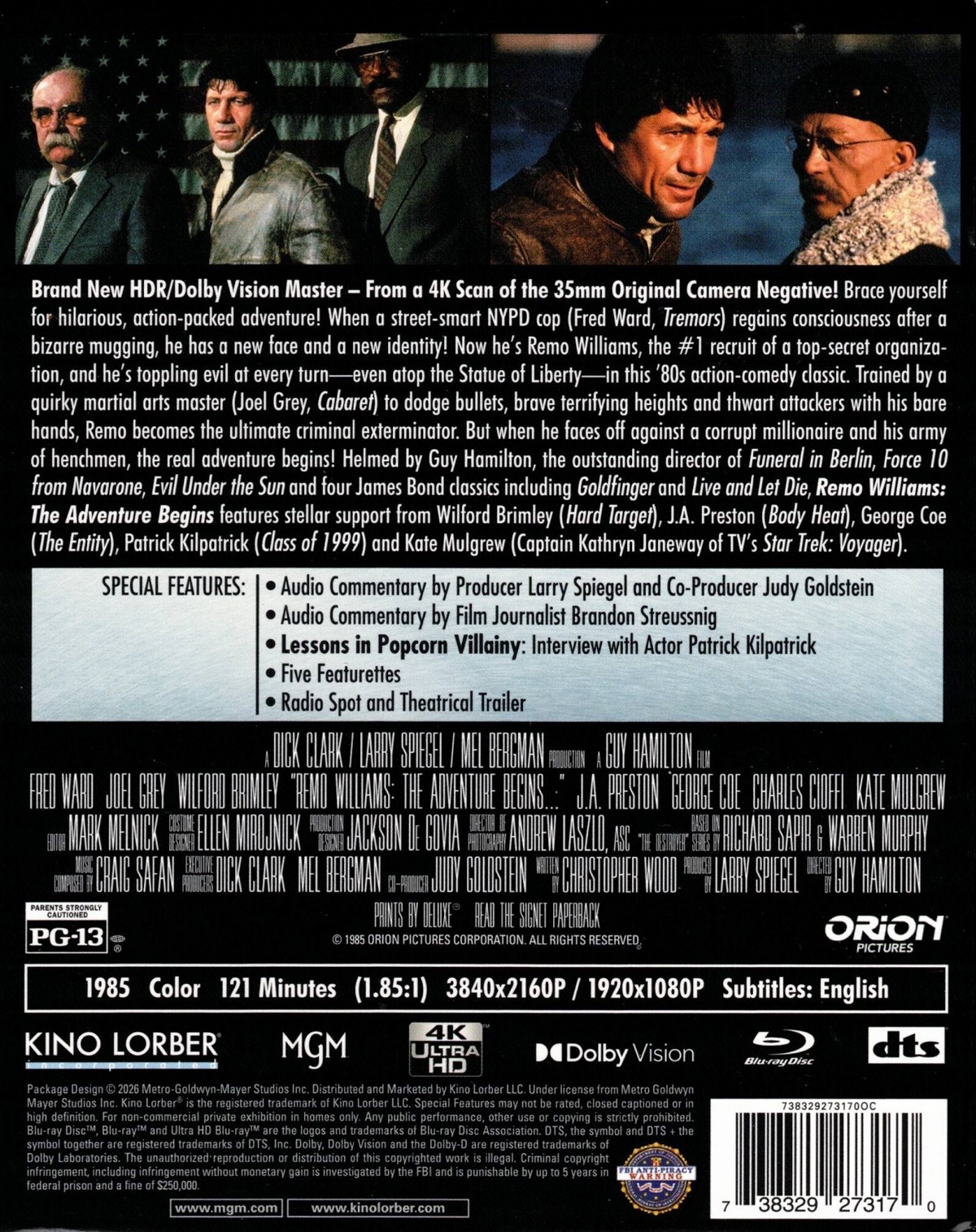 Remo Williams: The Adventure Begins (ej svensk text) (4K Ultra HD + Blu-ray) - 2