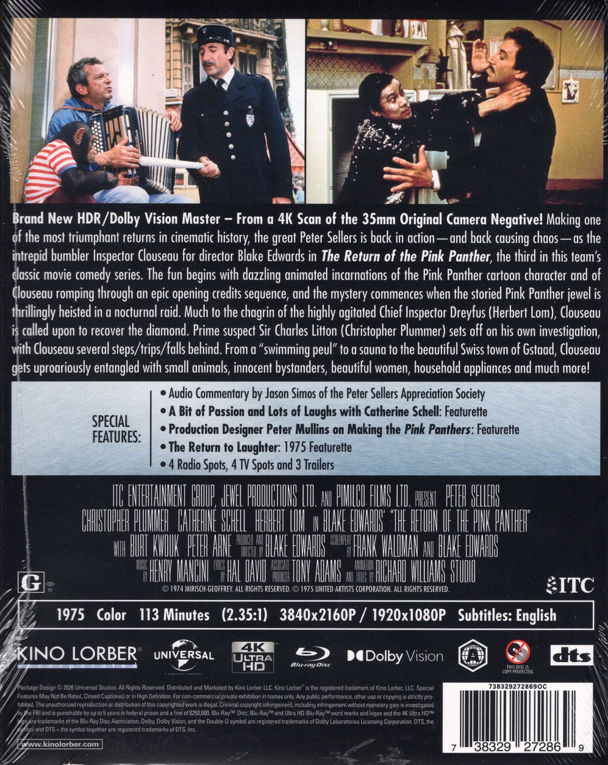 The Return of the Pink Panther (ej svensk text) (4K Ultra HD + Blu-ray) - 2