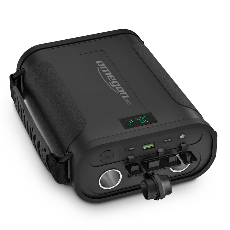 OMEGON PRO POWERBANK 96k REV 2 - 26 AH, 12/24 V