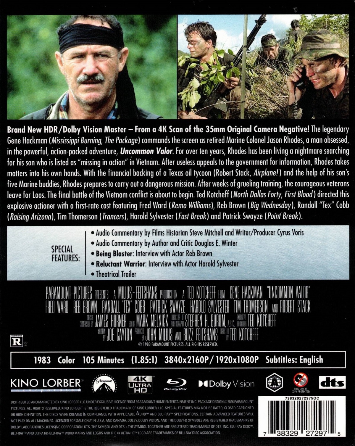 Uncommon Valor (ej svensk text) (4K Ultra HD + Blu-ray) - 2