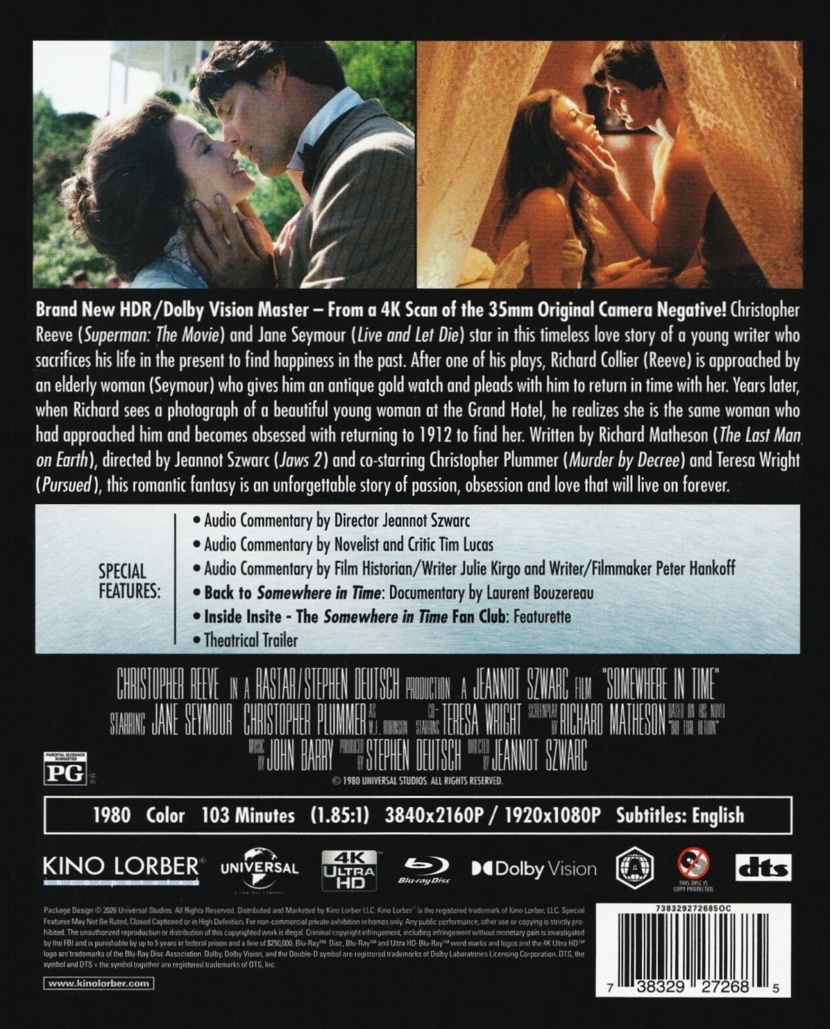 Somewhere In Time (ej svensk text) (4K Ultra HD + Blu-ray) - 2