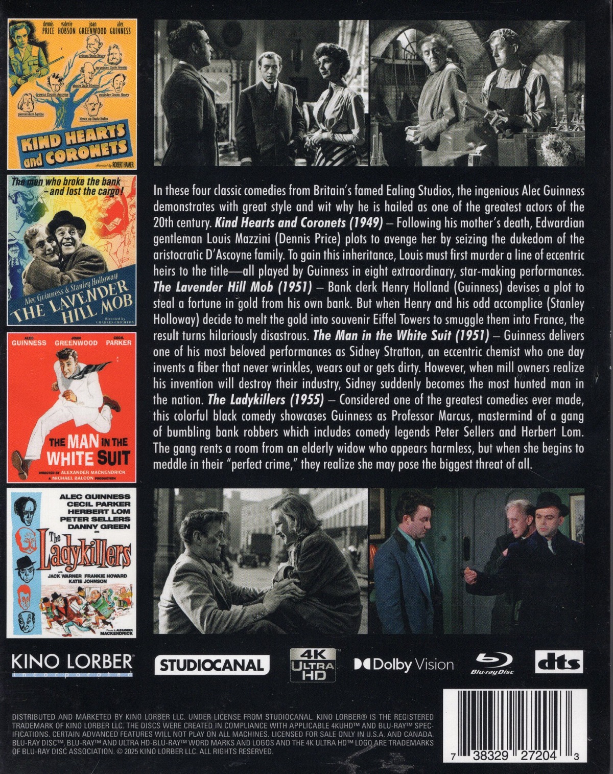 Alec Guinness: Masterpiece Collection (ej svensk text) (4K Ultra HD) - 2