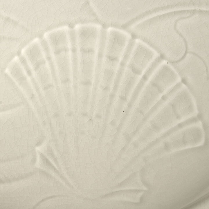 ニルス・ソーソン  Solbjergシリーズ  アールデコ調の白いボウル  海の生き物  17/10cm  1933年  #1872-1602