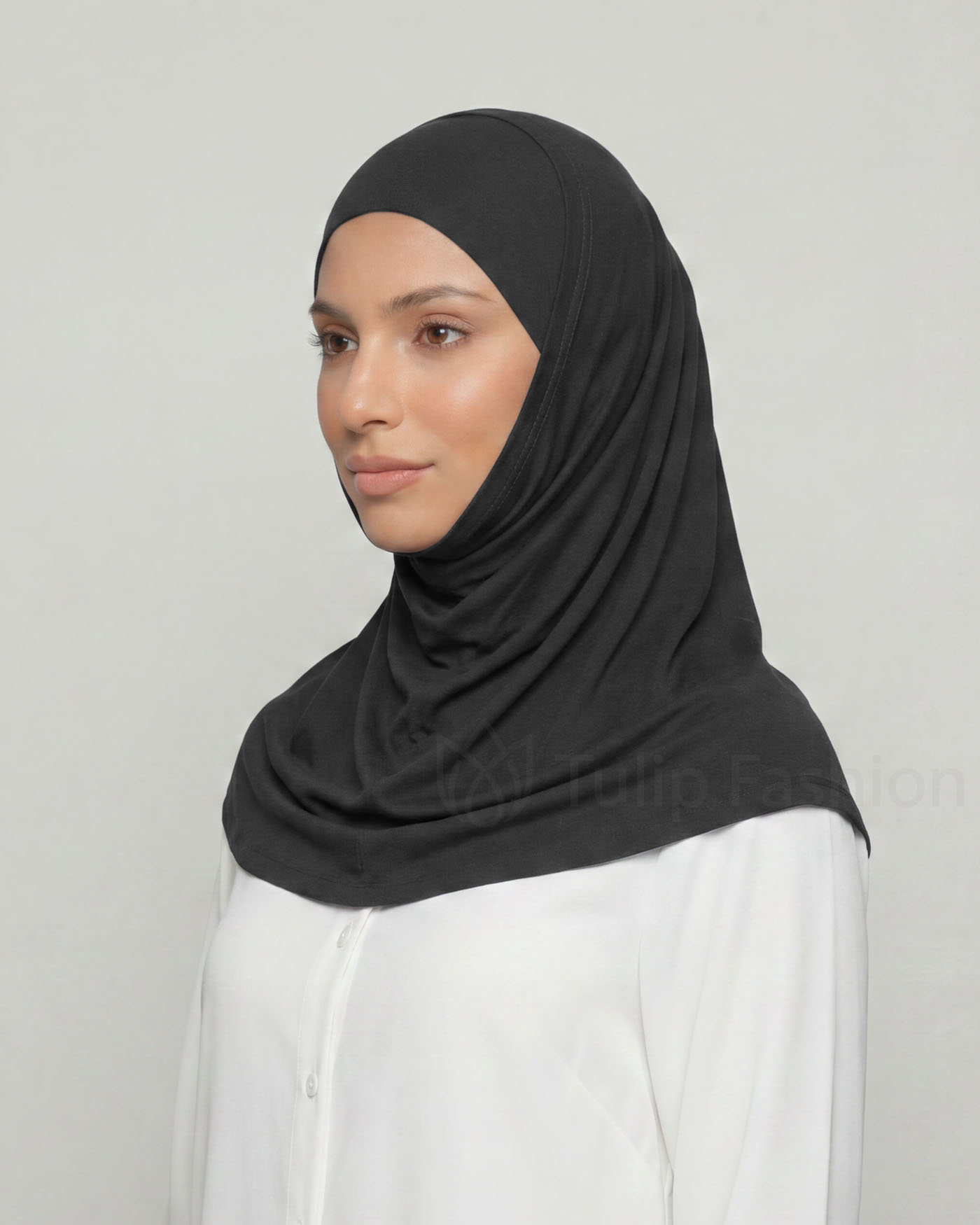 Hijab Al Amira Viscose - Black - 2
