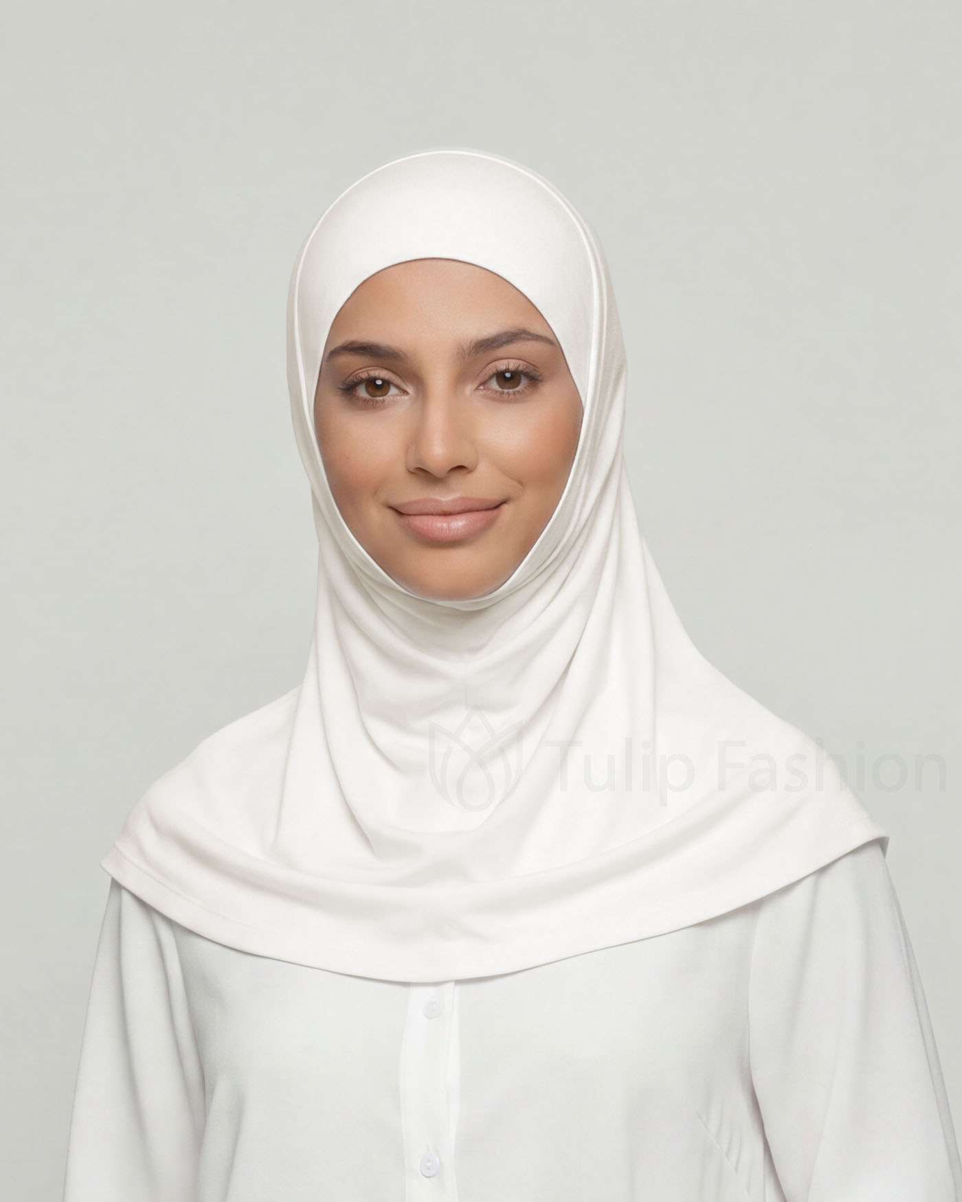 Hijab Al Amira Viscose - White