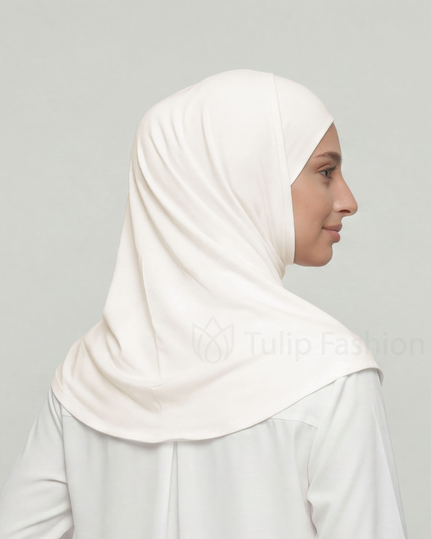 Hijab Al Amira Viscose - Off-White - 2