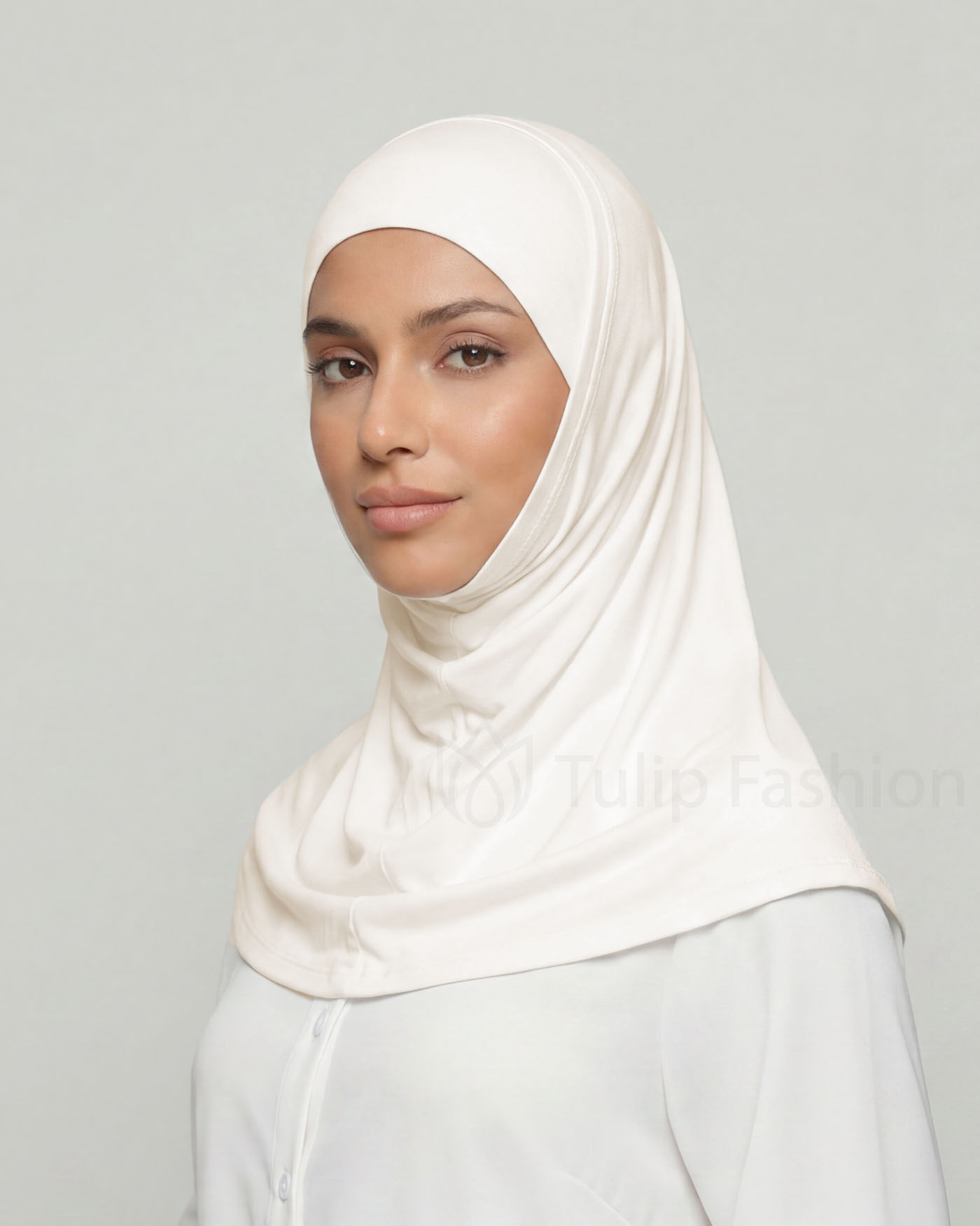 Hijab Al Amira Viscose - Off-White - 3