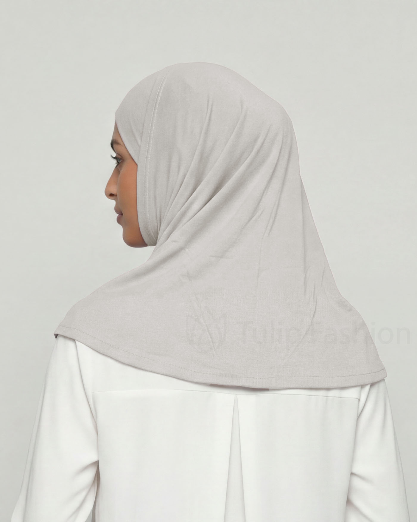 Hijab Al Amira Viscose - Pearl White - 3