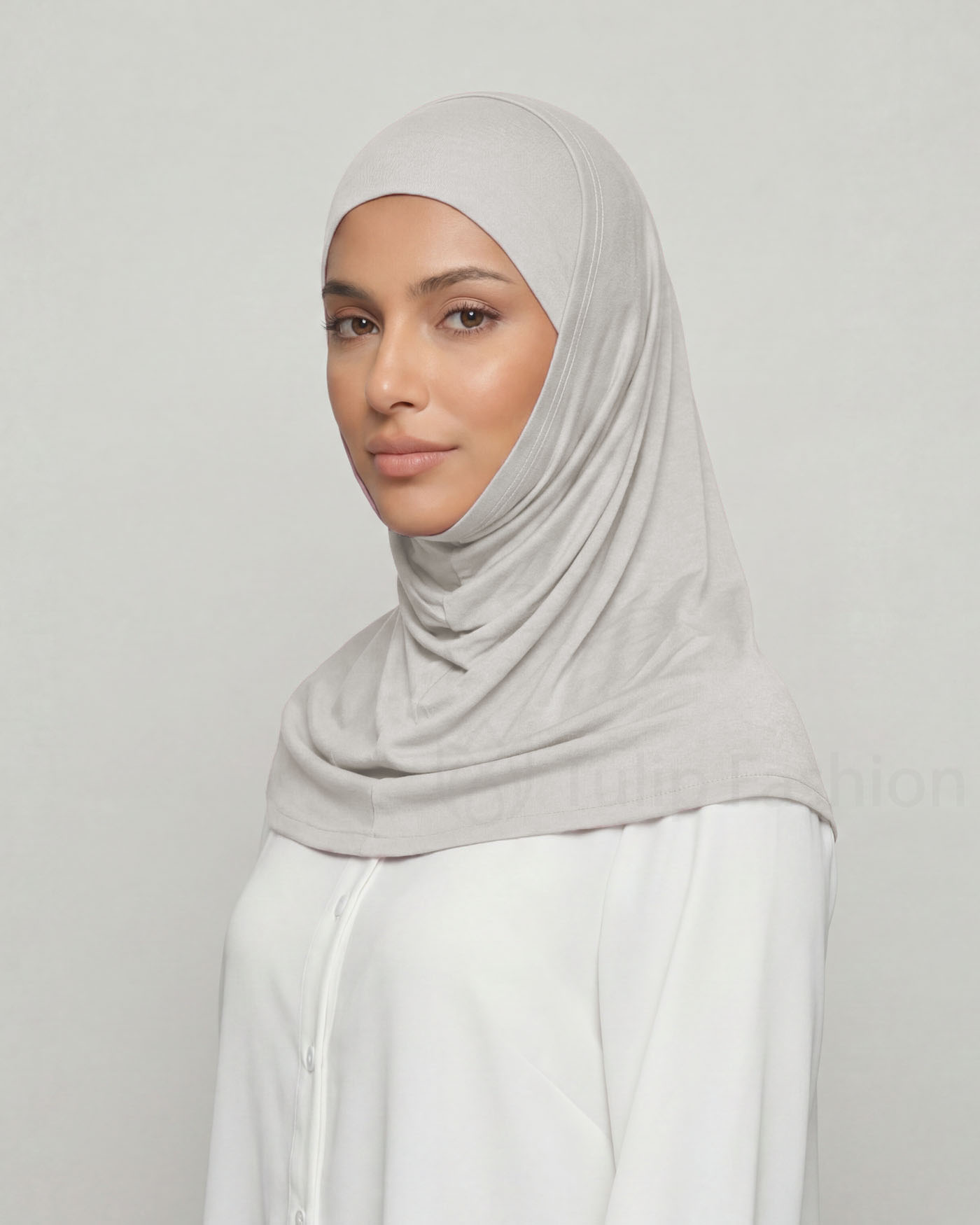 Hijab Al Amira Viscose - Pearl White - 2