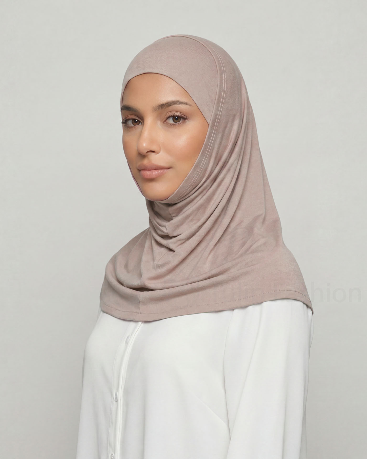 Hijab Al Amira Viscose - Nude Beige - 2