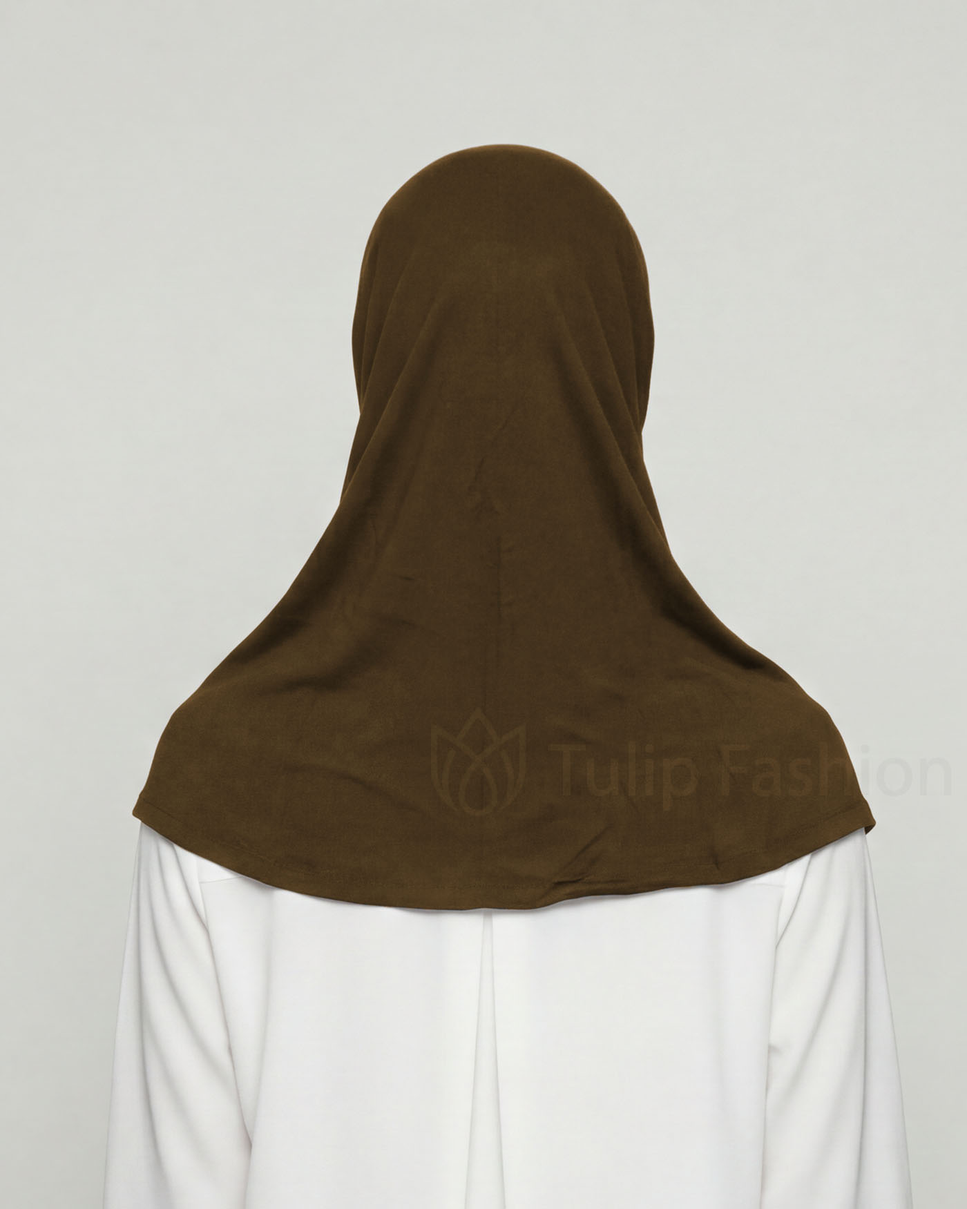 Hijab Al Amira Viscose - Dark Brown - 3