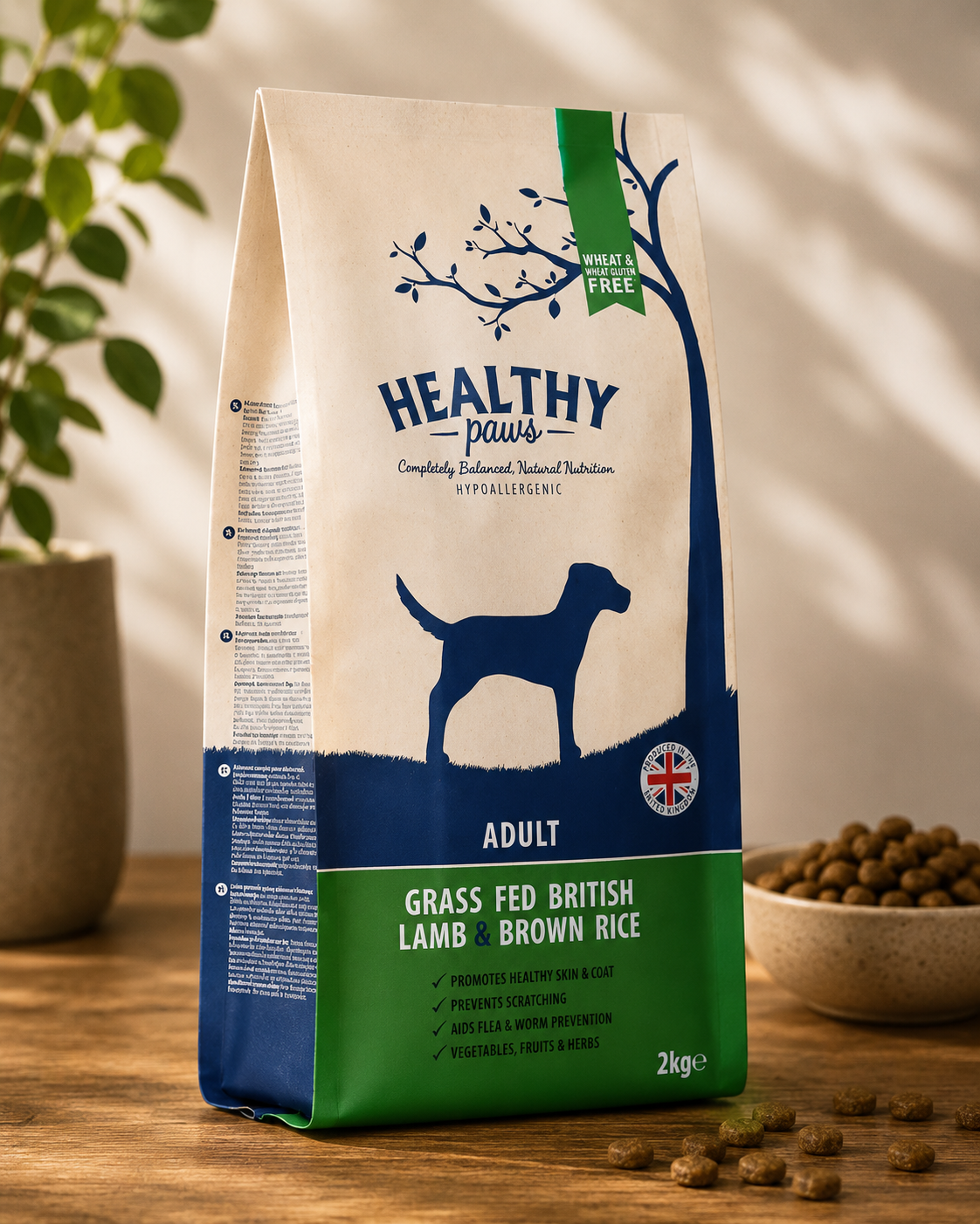 HEALTHY PAWS Lamm & Fullkornsris - 3