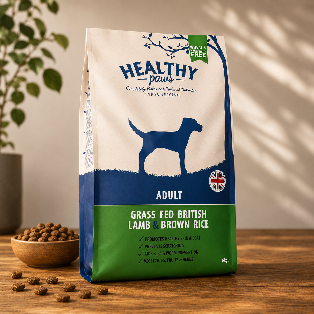 HEALTHY PAWS Lamm & Fullkornsris - 4