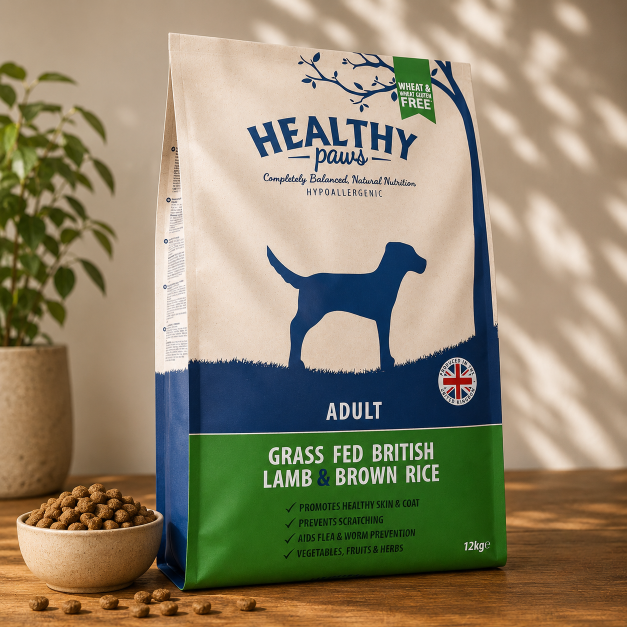 HEALTHY PAWS Lamm & Fullkornsris - 5