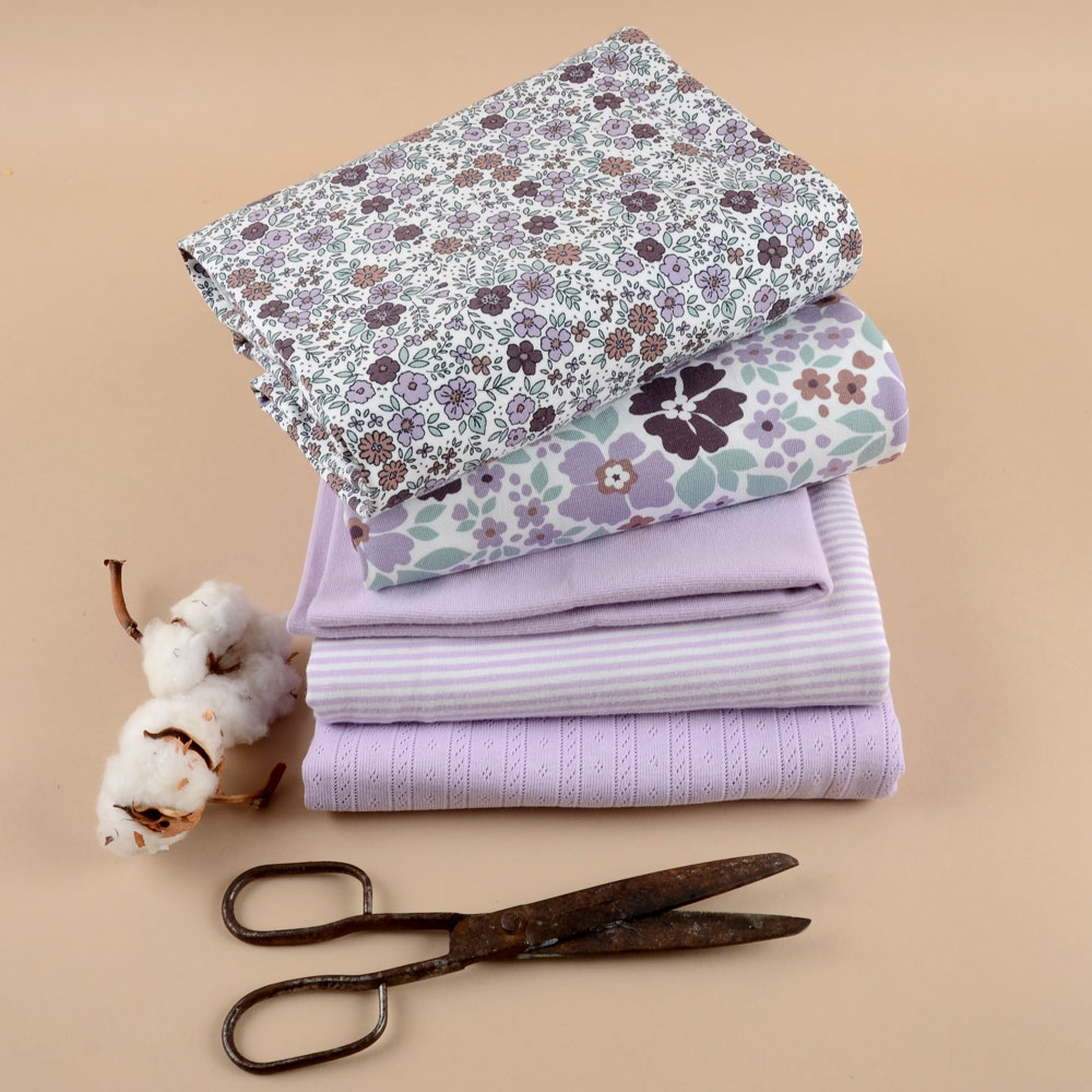 SMALL FLORALS - PURPLE - 7
