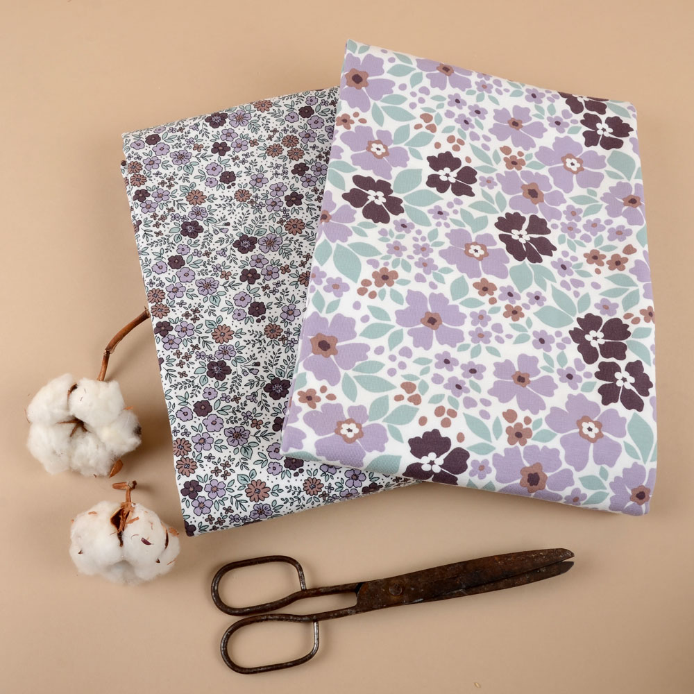 SMALL FLORALS - PURPLE - 11