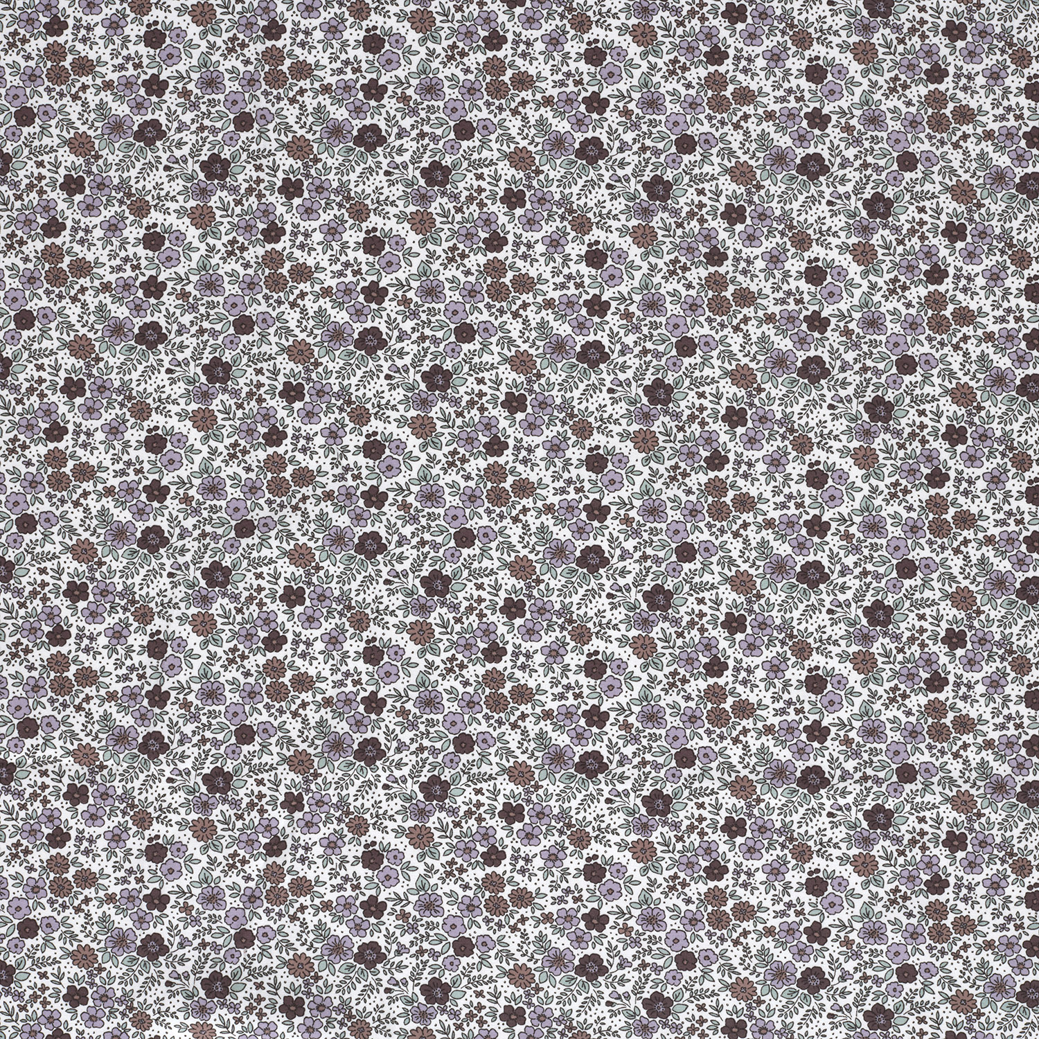 SMALL FLORALS - PURPLE - 3