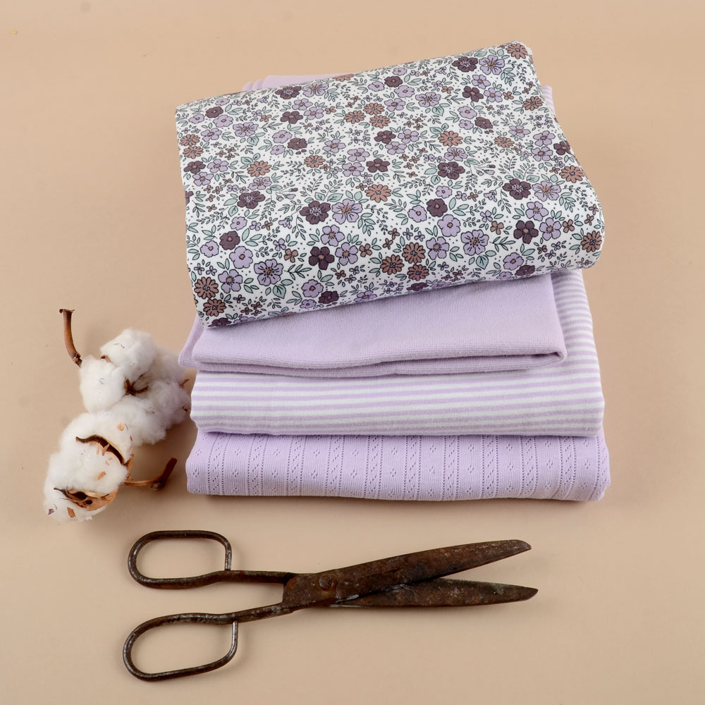 SMALL FLORALS - PURPLE - 2