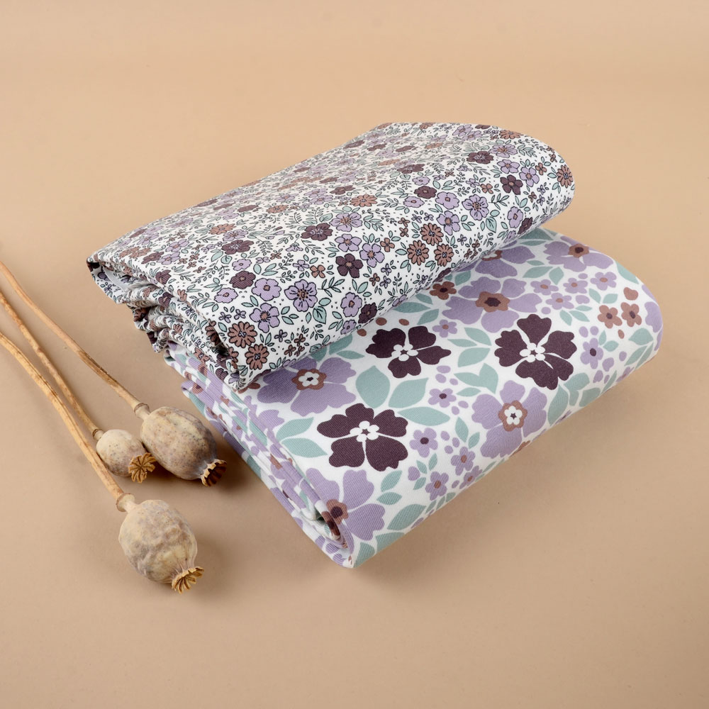 SMALL FLORALS - PURPLE - 9