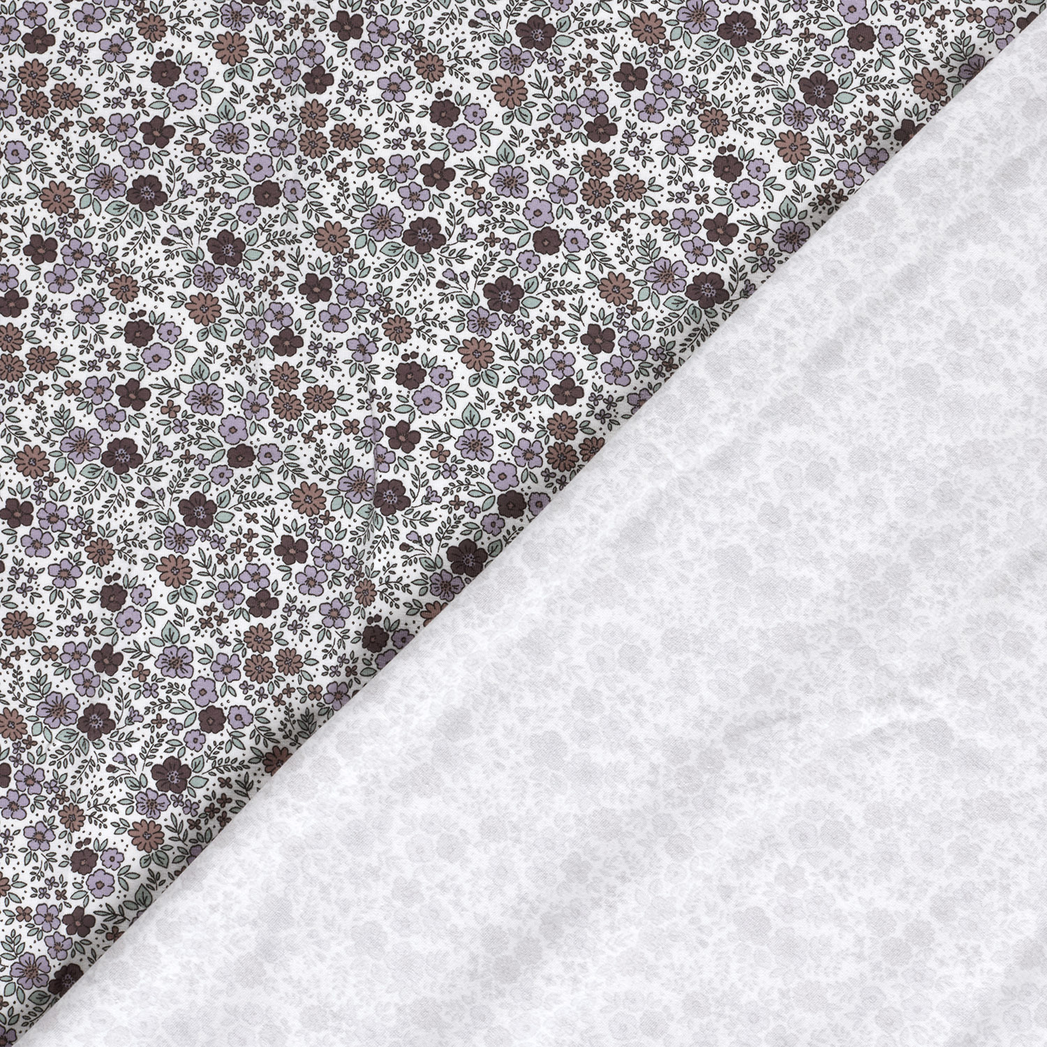 SMALL FLORALS - PURPLE - 5