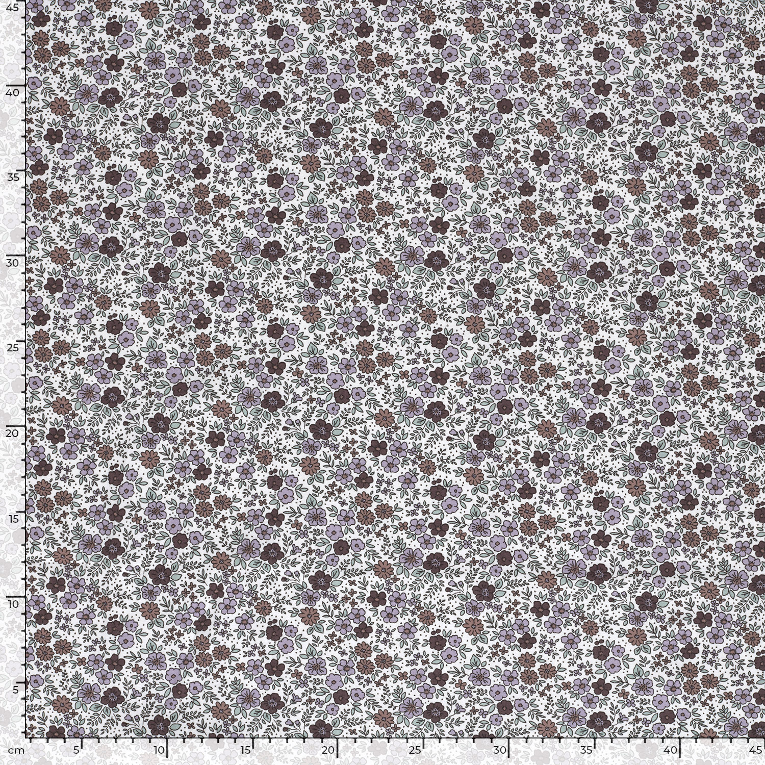 SMALL FLORALS - PURPLE - 6