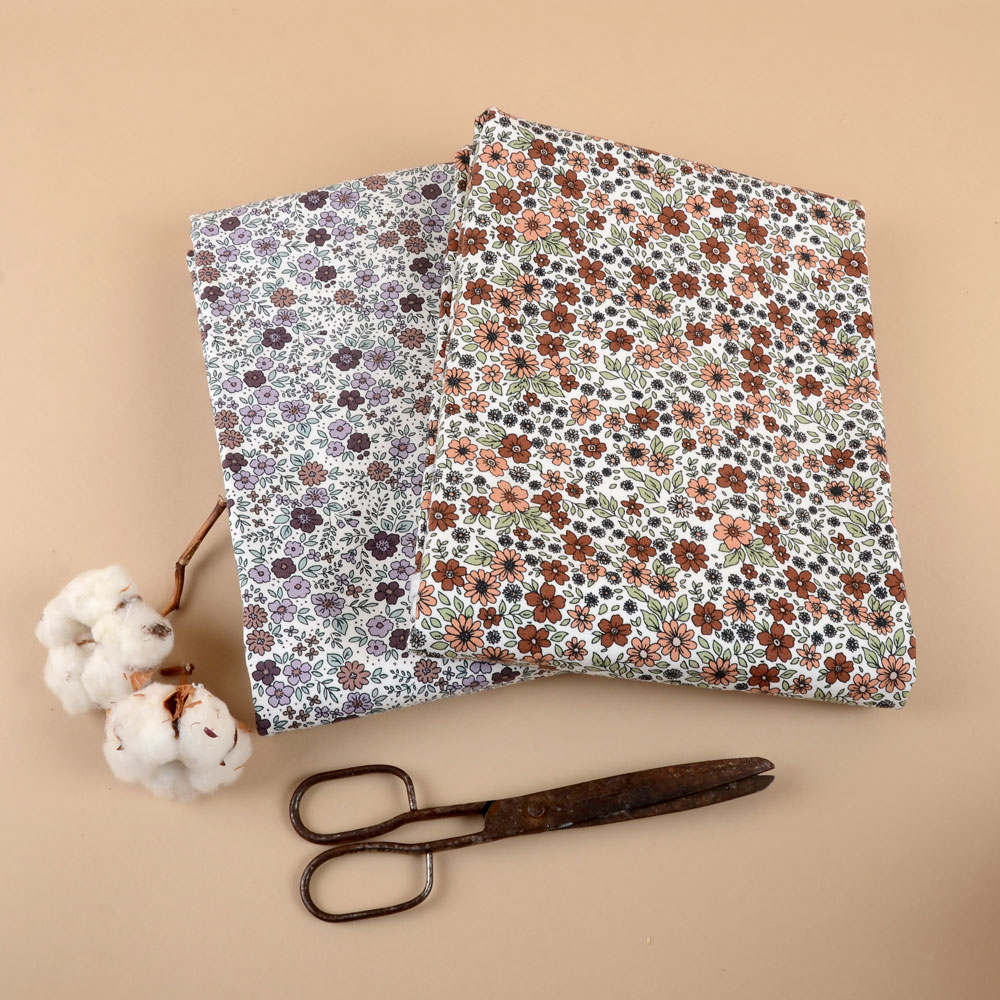 SMALL FLORALS - PURPLE - 10